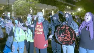 DC Police face off with GW pro-Palestine encampment protesters amidst federal pressure