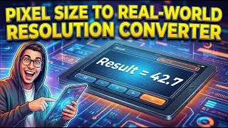 Pixel Size to Real-World Resolution Converter Calculator — How to Use It | Engineering Tool