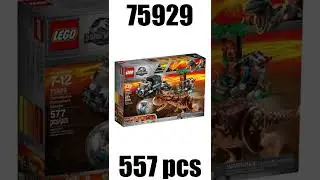 TOP 10 Lego JURASSIC PARK / JURASSIC WORLD Sets!!! 