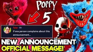 Poppy Playtime Chapter 5 - FINALLY MOB ENTERTAINMENT JUST CONFIRMED NEW ANNOUNCEMENT 😃 NEW MESSAGES