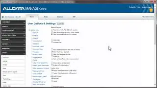 Manage Online Setup: General and Printing