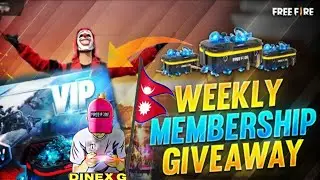 weekly membership giveway to subcriber || diamond 💎 giveway to subscriber
