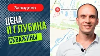 Цена и глубина скважины. Завидово