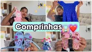COMPREI MUITA COISA PRA MINHA FILHA👧