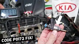 KIA OPTIMA CODE P0172 FUEL SYSTEM TOO RICH BANK 1 FIX