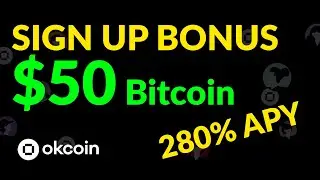 How to Make $10 in Bitcoin Right Now - OkCoin Rewards Program (Earn 50% APY)