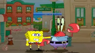 SPONGEBOB  &  MR KRABS  IN  ARCADE MODE