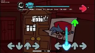 FNF Roblox doors - rush - screech for 4 missed cartoonsUp