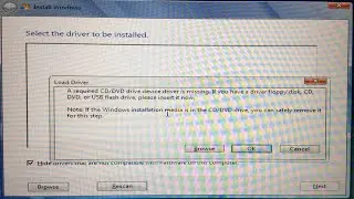 USB Windows 7 Installation A Required CD/DVD drive device driver is missing Flash Install : Acronis