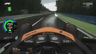 F1 2024 Oscar Piastri ONBOARD Belgian GP FP3 | #AssettoCorsa