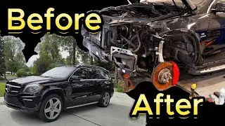 Rebuilding A Wrecked V8 Twin Turbo Mercedes