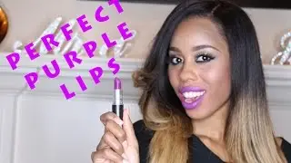 BEST Purple Lipstick Shades (8 different swatches)