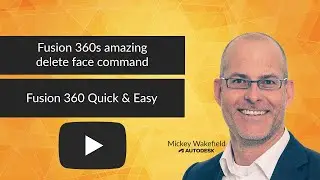 Fusion 360's Delete Face Command
