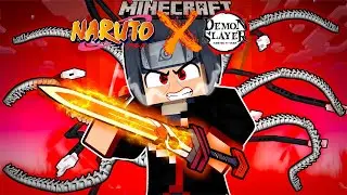 I Became Itachi Uchiha In Naruto X Demon Slayer Minecraft!