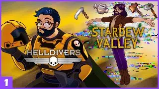 GUNS AND HOES | Helldivers 2/Stardew Valley Twitch Stream