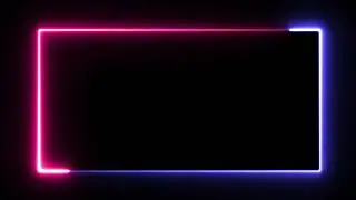 Neon Light Border |  Background Loop