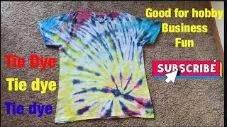 Tie-Dye tshirt | how to tie-dye at home | tshirt business | DYI tie-dye