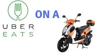 More money - UberEats with a scooter