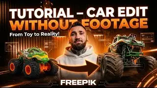 AI Car Edit Tutorial – No Footage Needed (Freepik & After Effects)