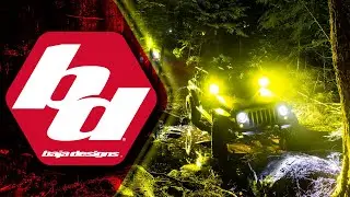 All the lights! Installing a Spod and Baja Designs on a jeep