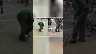 Поездка на самом маленьком велосипеде в мире!