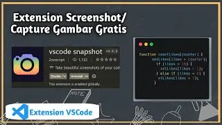 Extension vscode snapshot || Tutorial & Configurasi