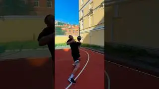 Самая длинная передача #basketball #streetball #sports
