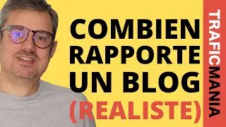 Combien on gagne avec un blog ou une chaine Youtube (réaliste)