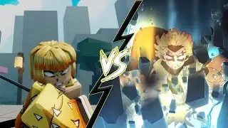 Every Slayer Battleground Character vs Anime (Zenitsu Update)