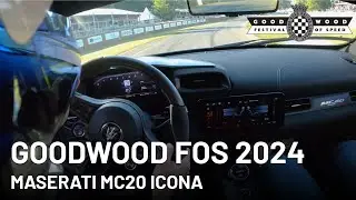 Goodwood Festival of Speed 2024 Hillclimb | Helmet Cam | Onboard | New 1/20 Maserati MC20 Icona