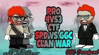 DA2: Mini Militia 4vs3 GGC vs SPD clan war ft.GGC Deadpool and GGC Andrew [Part-1]