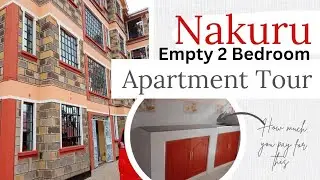2 Bedroom Empty House Tour/House Tour Kenya/Nakuru Apartment Tour