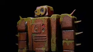 I made a 1M Robot mash up in the style of Laputa: Castle in the Sky