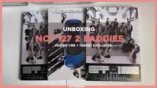 unboxing nct 127 4th album 2 baddies 질주 ♡ faster ver & target exclusive ver