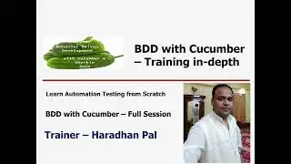 BDD with Cucumber Framework Development from Scratch - Full Session - January 2024 Batch - Session12