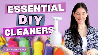 Ditch the chemicals & SAVE MONEY with these 3 ESSENTIAL DIY CLEANERS