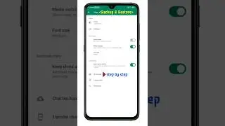whatsapp backup and restore step by step in tamil