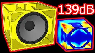 [PLAN] 139dB Subwoofer box 460mm / 18" bass