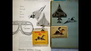 1956 Dinky Toy All Weather fighter - the Gloster Javelin