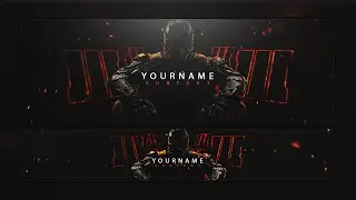 Free Call Of Duty: Black Ops 3 Twitter & Youtube Banner Template