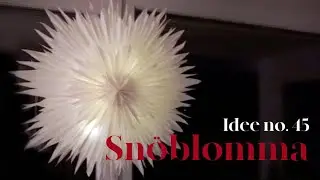 Schwedische Schneeblume Snöblomma DIY Anleitung I Idee no.45