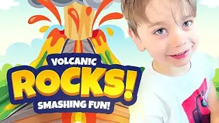 Smashing Fun with Volcanic Rocks | Ollie's Adventures
