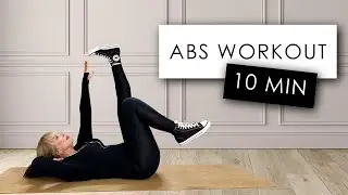 10 MINUTES ABS CHALLENGE: GET A STRONGER CORE AT HOME FAST, No equipment