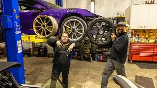 PORSCHE GT3RS GETS NEW WHEELS!!!
