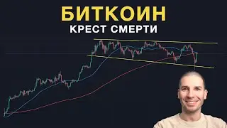 На графике биткоина сформировался крест смерти. Что теперь будет с криптовалютой