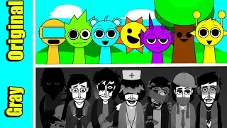 Original VS  Gray Sprunki in Incredibox Sprunki! NEW HORROR MOD