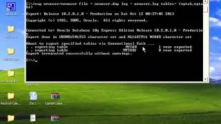 how to export data or records from tables  in oracle db?