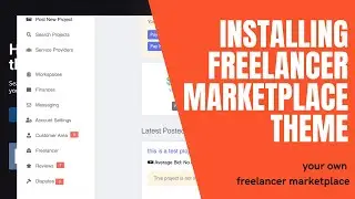 Installing the wordpress freelancer marketplace theme. How to host a site like upwork!