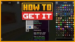 🟨 HOW to HAVE the BEST PICKAXE with SILK TOUCH - TINKER'S CONSTRUCT MOD MINECRAFT