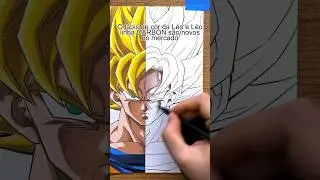 QUAL LÁPIS DE COR É MELHOR? Multicolor X Leo e Leo CARBON #lapisdecor #desenho #goku #dbz